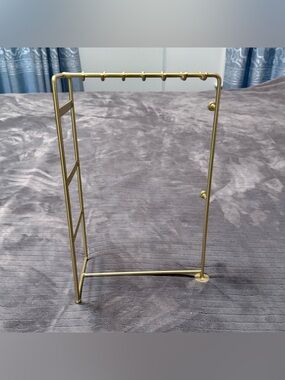 Gold Jewelry Stand Organizer